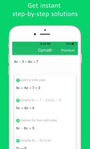 Cymath - Ayuda Matemática 2