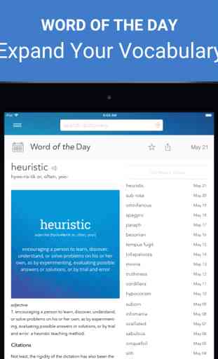 Dictionary.com for iPad 3