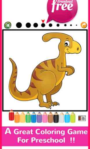 DinoArt Dinosaurs Coloring Book For Kids & Toddler 2