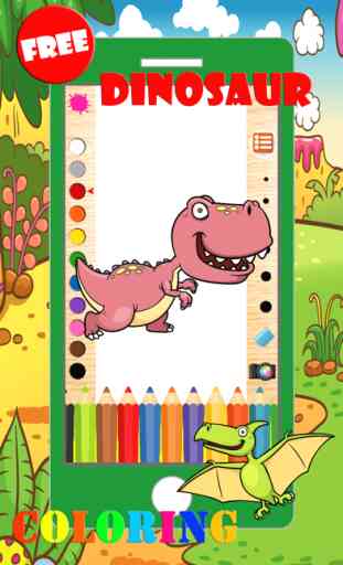 Dinosaurio Libro De Colorear Para Niños 3 3