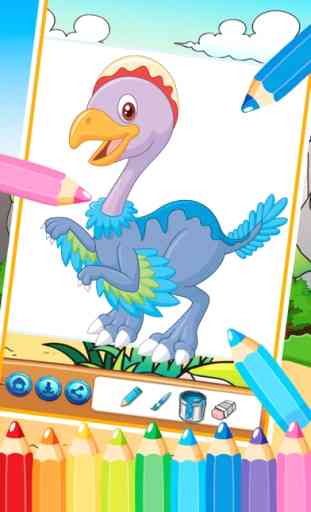 Dinosaurio Para Colorear Libro 3 - Dino Color Para Niños 3