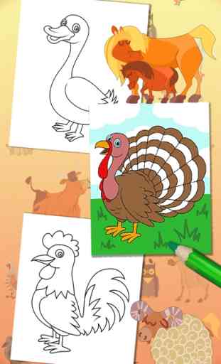 Pintar animales de la granja 1