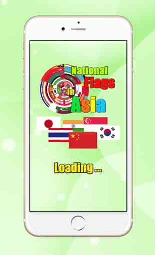 toda la bandera de Asia juego de niños 1