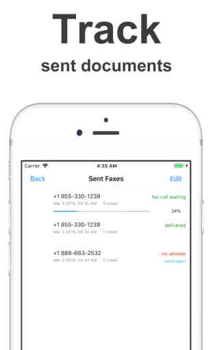 Fax Send Enviar from iPhone 3