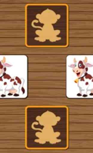 Juegos para niños y niñas: Puzzle de animales 3