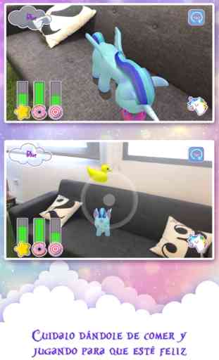 Mascota virtual unicornio 3D 4