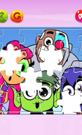 Cartoon Jigsaw Puzzles Box for Teen Titans Go 3
