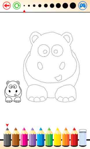 Drawing Animal on Sketch line and Coloring for Kid 1