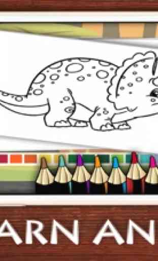 Juegos de colorear dinosaurios para niños gratis 3