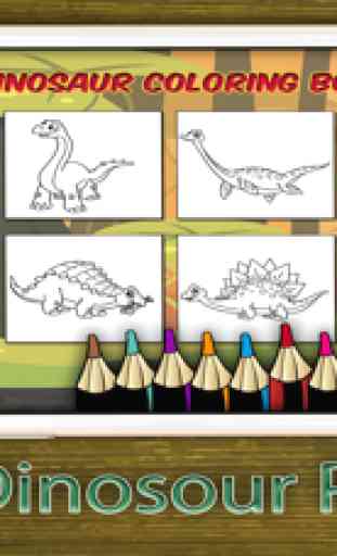 Juegos de colorear dinosaurios para niños gratis 4