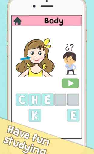 Aprender inglés para niños - vocabulario y juegos para practicar idiomas con palabras 4