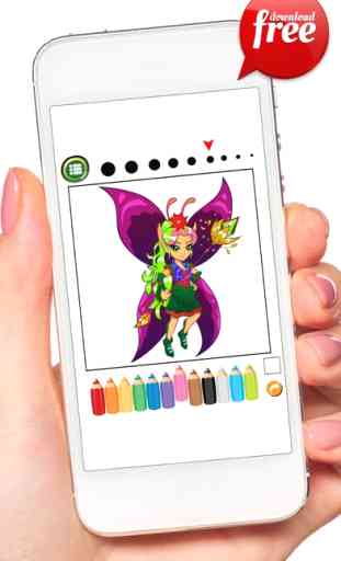 Doodle de hadas de las Coloring Book: juegos gratis para los niños y niños pequeños! 2