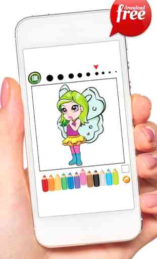Doodle de hadas de las Coloring Book: juegos gratis para los niños y niños pequeños! 4