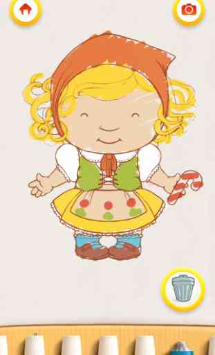 Dress Up : Fairy Tales - Dress Up : Fairy Tales - Puzzle de vestir y actividades de dibujo para niños y niñas, de PlayToddlers 4