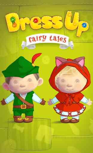 Dress Up : Fairy Tales - Puzzle de vestir, juegos y actividades infantiles de dibujo para niños y niñas, de PlayToddlers (Versión Gratis) 1