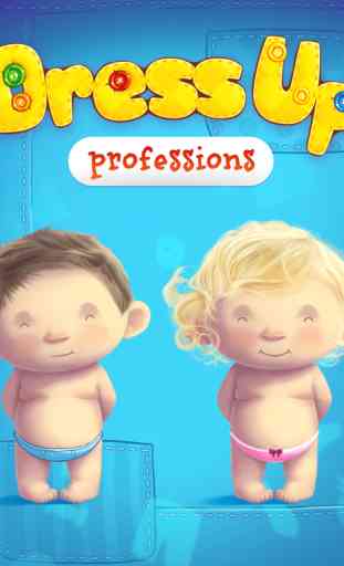 Dress Up : Profesiones - Puzzle de vestir y actividades de dibujo para niños y niñas de 2,3,4 y 5 años, de PlayToddlers (Versión gratis para iPad) 1
