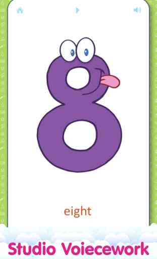 English Alphabet and Numbers for Kids - Learn My First Words with Child Development Flashcards 3