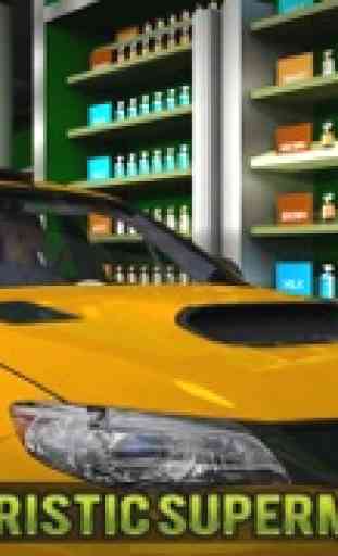 Conduzca a través de supermercado 3D: Ciudad coche 1