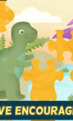 Juegos de dinosaurios para niños: Rompecabezas 4