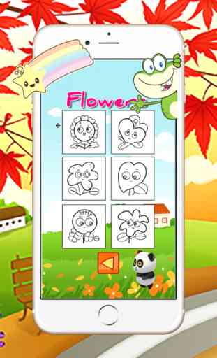Easy Flowers : Dibujar y colorear para niños 3