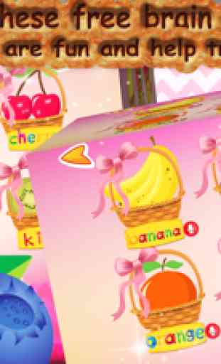 Fruit Vocab & Paint Game - frutas dibujos juego 2