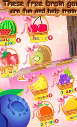 Fruit Vocab & Paint Game - frutas dibujos juego 4
