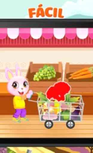 Juegos frutas y verduras rompecabezas para niños 1