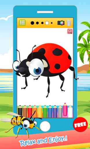 Insecto Y Bug Pintar Juego Gratis Por Niños 4