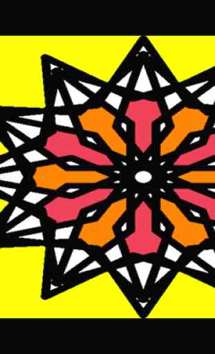 Diseño Mandala para colorear 4