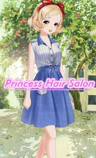 Princesa peluquería-Belleza chica vestir historia 4