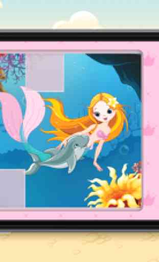 Princesas, Sirenas y Hadas Juego de Puzzles 2