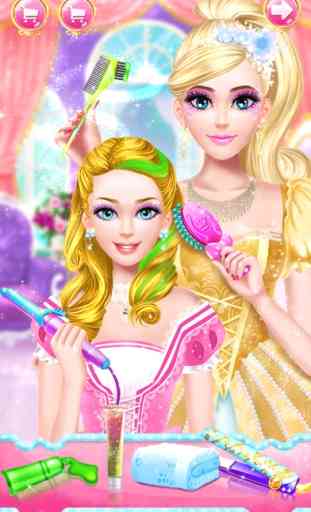 Princesas vestir y maquillar 3