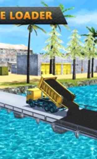 Simulador de camiones de construcción de puentes d 4