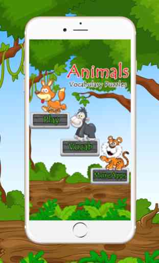 Vocabulario De Ingles Animales Juegos Niños 4 Años 1