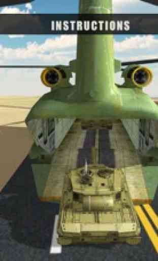 Avión de carga del ejército – simulador de avión 4