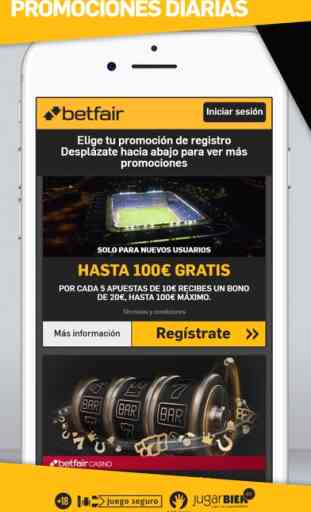 Betfair Sportsbook - Apuestas 1