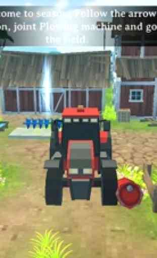 Block Farming Tractor Sim 1