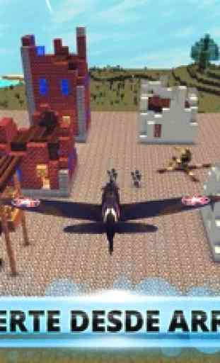Blocky Warplane: Vuela & Pelea 2
