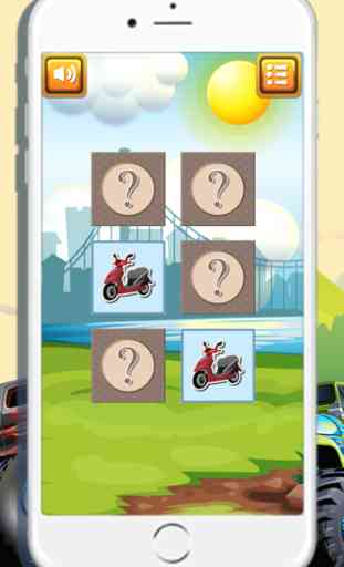 Car and Motorcycle Memory Games 4