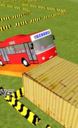 Escuela de estacionamiento de autobuses y simulado 2