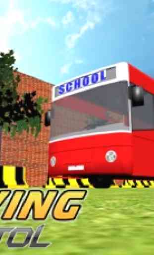 Escuela de estacionamiento de autobuses y simulado 3