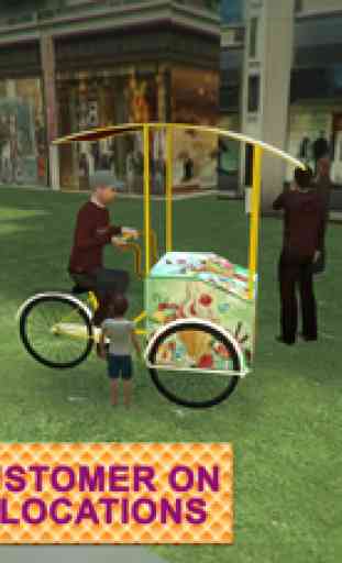 Playa helados entrega bicicletas y jinete juego 2