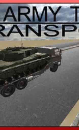 Transporte del tanque del ejército - simulador ver 1