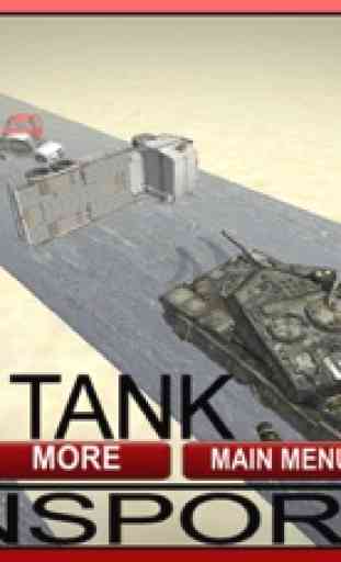 Transporte del tanque del ejército - simulador ver 3