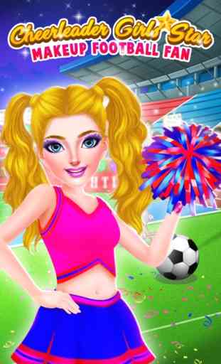 Animador Chicas Estrella - fanático del fútbol 3
