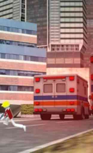 City Ambulance Driving Game:Carreras de emergencia 3