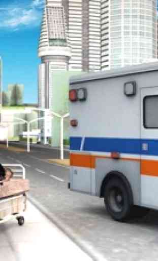 City Ambulance Driving Game:Carreras de emergencia 4