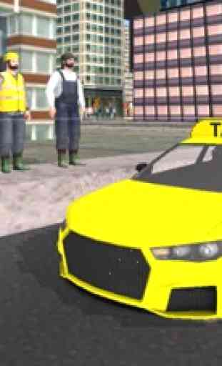 City Taxi Car Driver Simulator 4