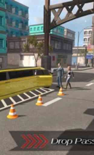 Ciudad loca de la Limousine Driver 3D – simulador 4