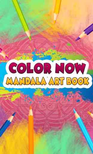 Color ahora - de arte Mandala 1